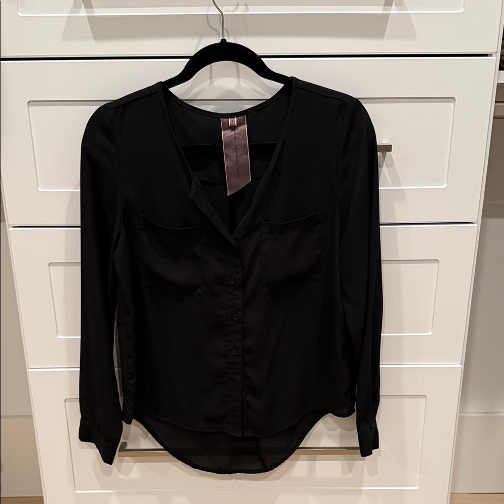 Moon Collection Black Women's Blouse
